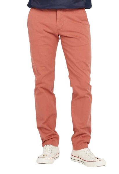 Chino homme corail 