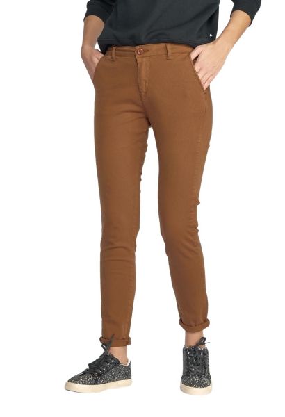 Cortefiel Pantalon chinos brun style d\u2019affaires Mode Pantalons Pantalons chinos 