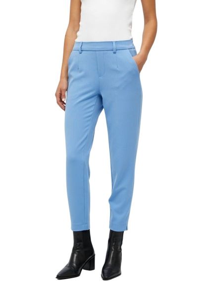 Pantalon slim 3/4 taille élastique JLISA Bleu